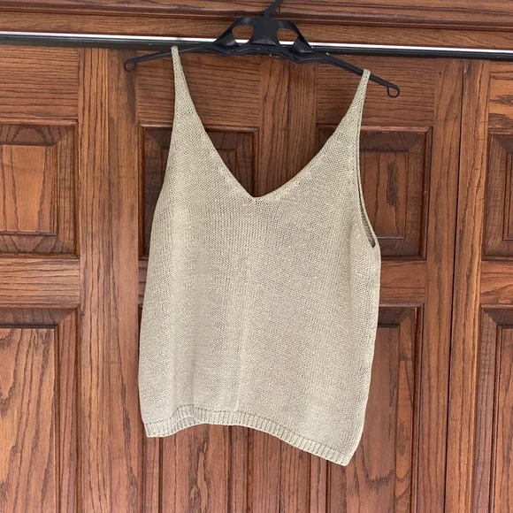 H&M Sage Green Knit Tank - Picture 4 of 5